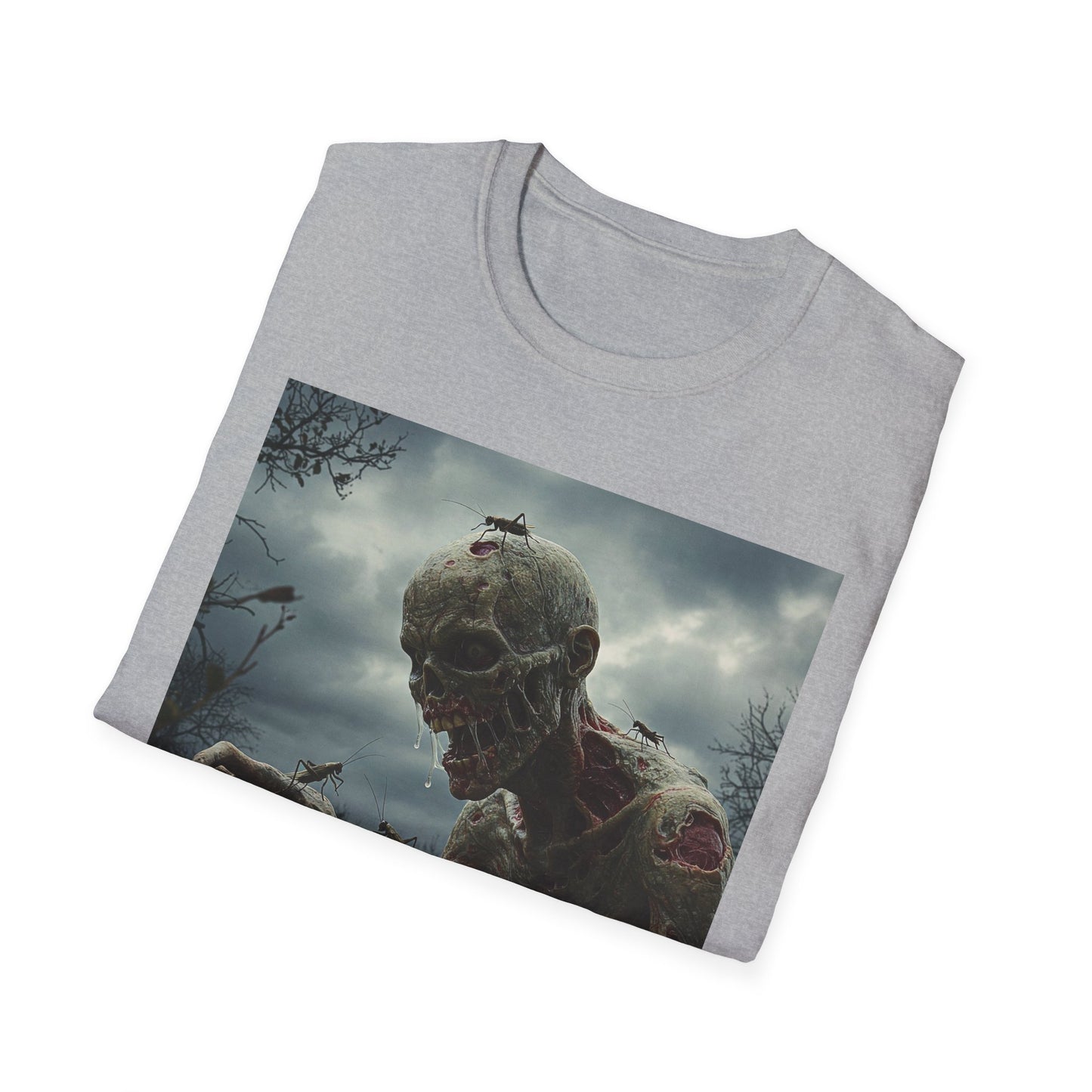 Dark Fantasy Skeleton Graphic T-Shirt | Unisex Softstyle Tee