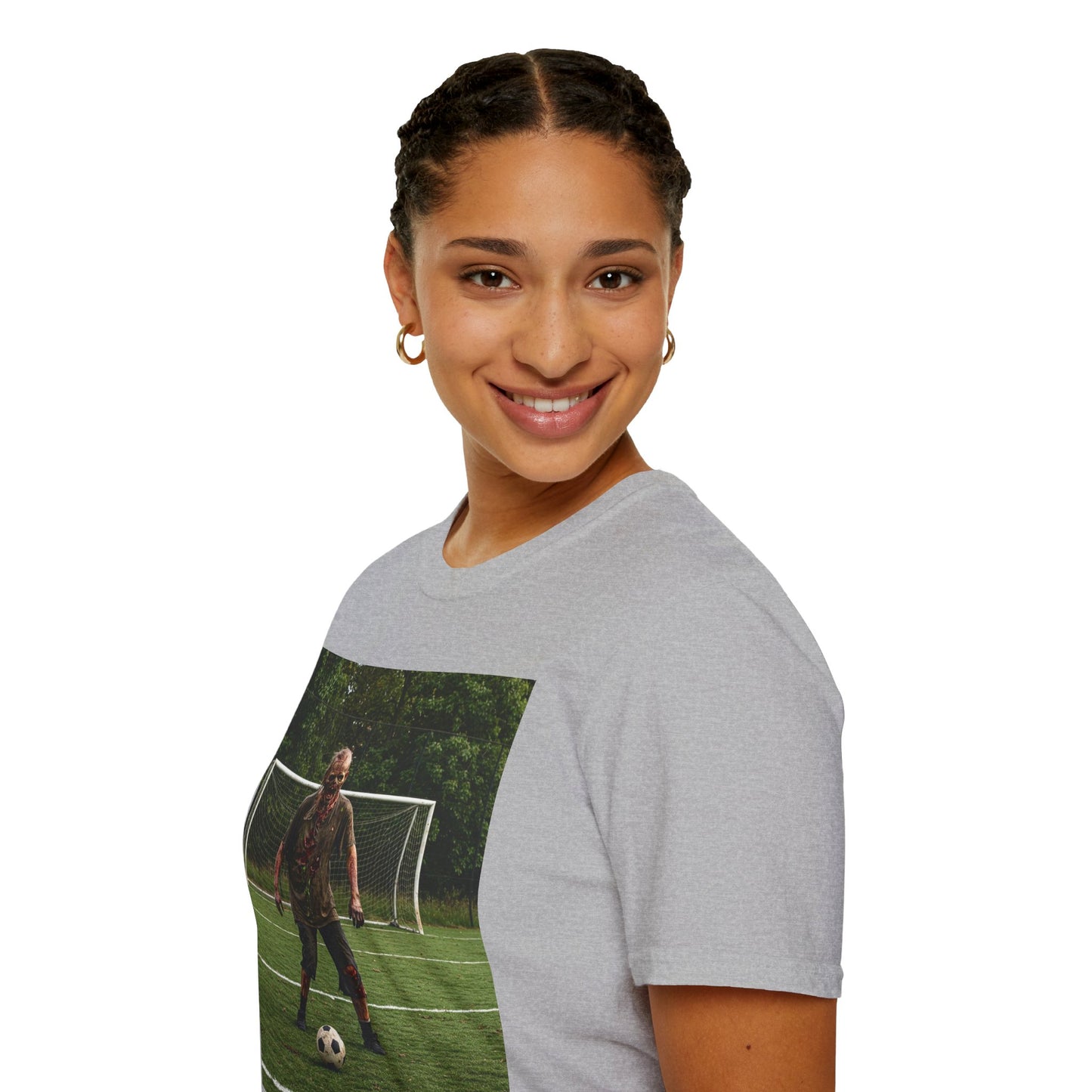 Soccer Themed Unisex Softstyle T-Shirt - Perfect for Sports Lovers