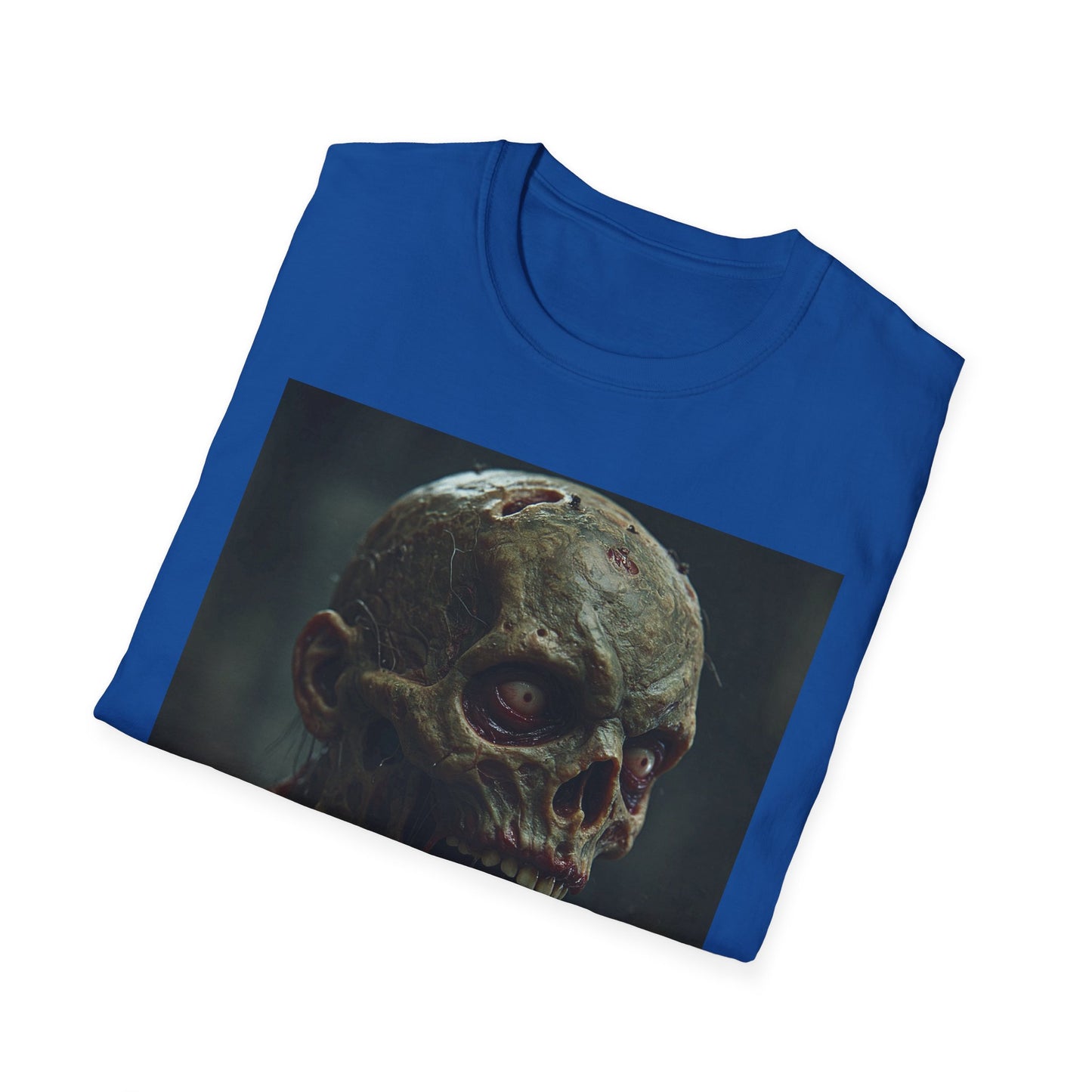 Apocalyptic Portrait Tee, bold, decaying zombie graphic