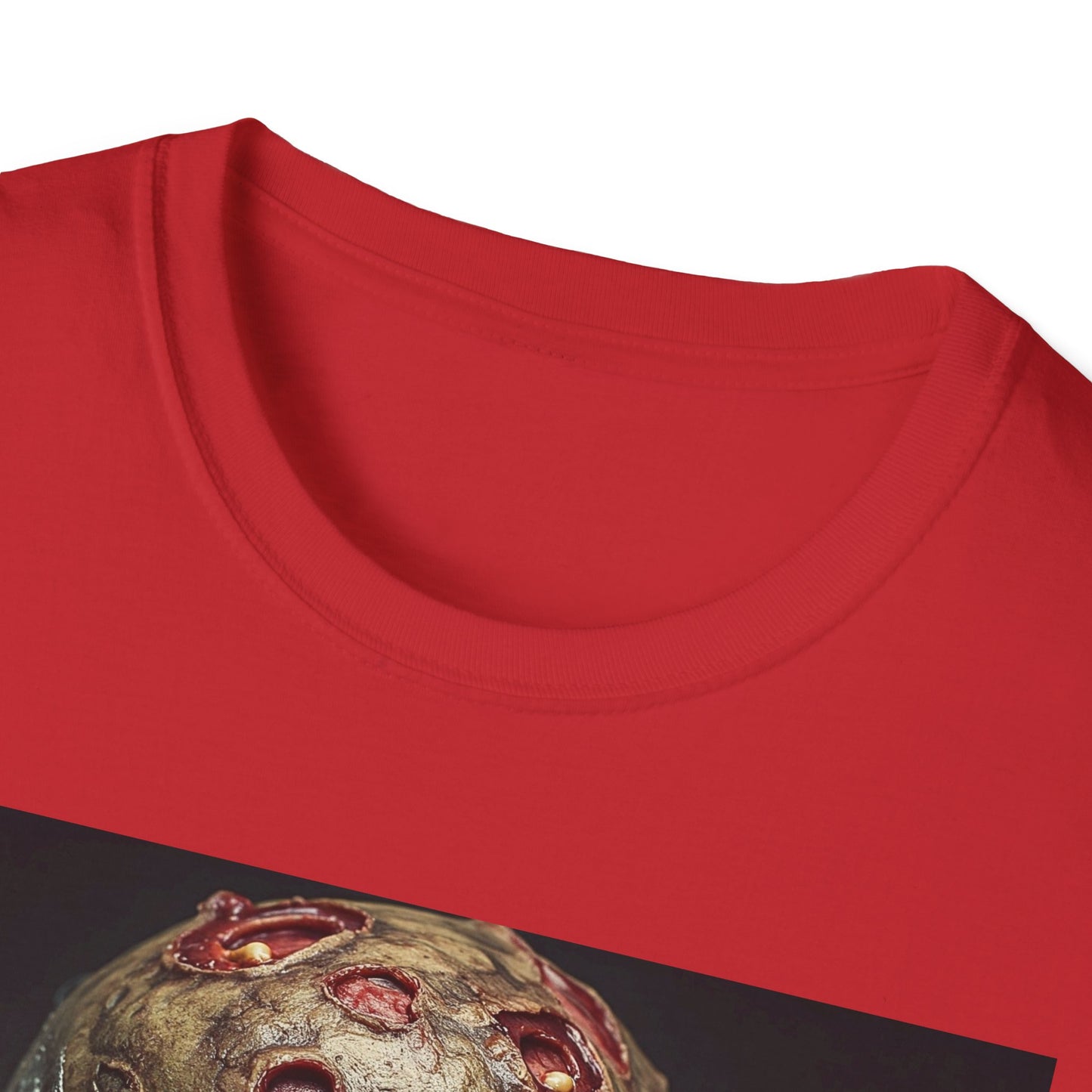 Apocalyptic Portrait Tee, bold, decaying zombie graphic