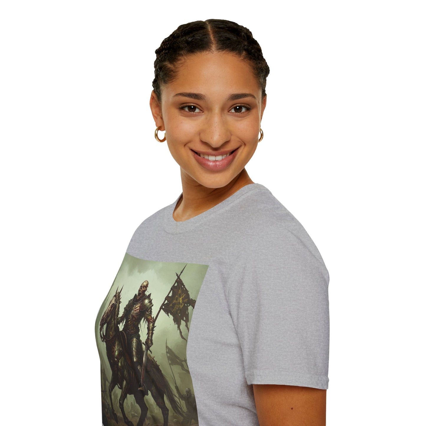 Epic Knight Riding T-Shirt - Unisex Fantasy Graphic Tee