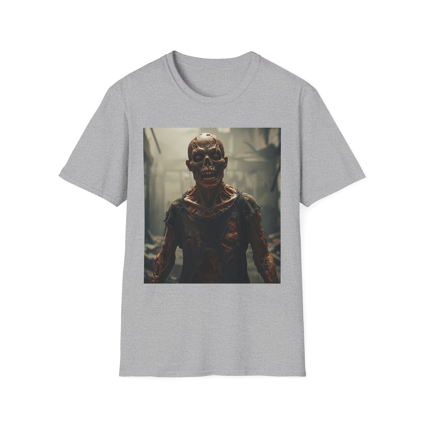 Apocalyptic Portrait Tee: A Vision of Decay