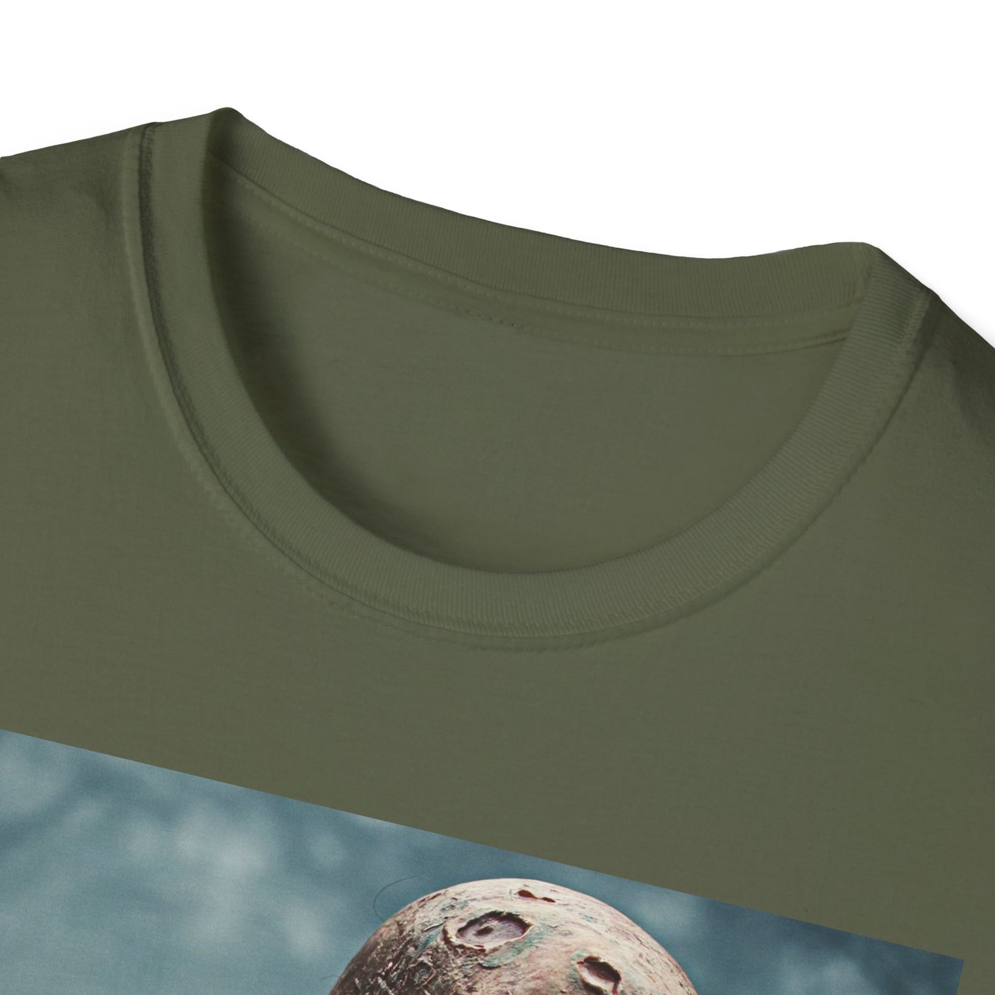 Apocalyptic Portrait Tee, bold, decaying zombie graphic