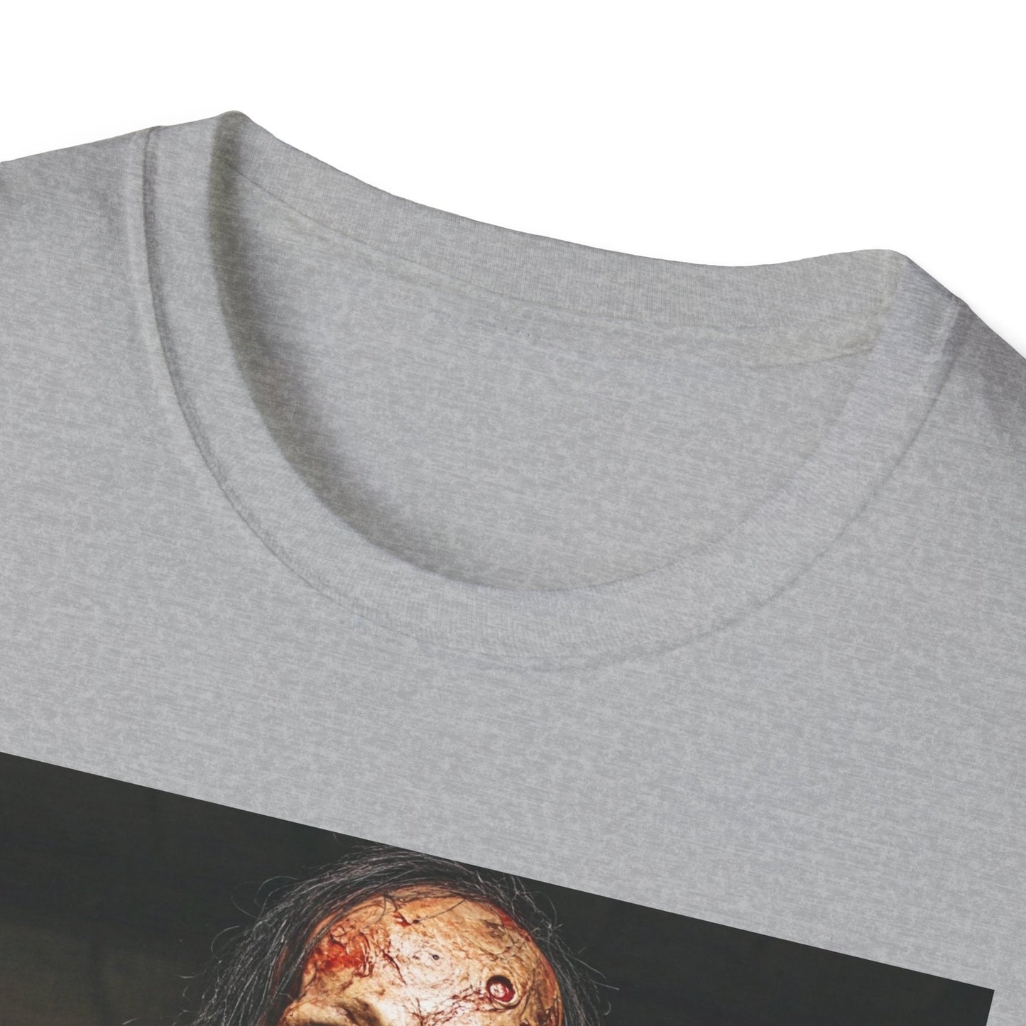 Apocalyptic Portrait Tee, bold, decaying zombie graphic