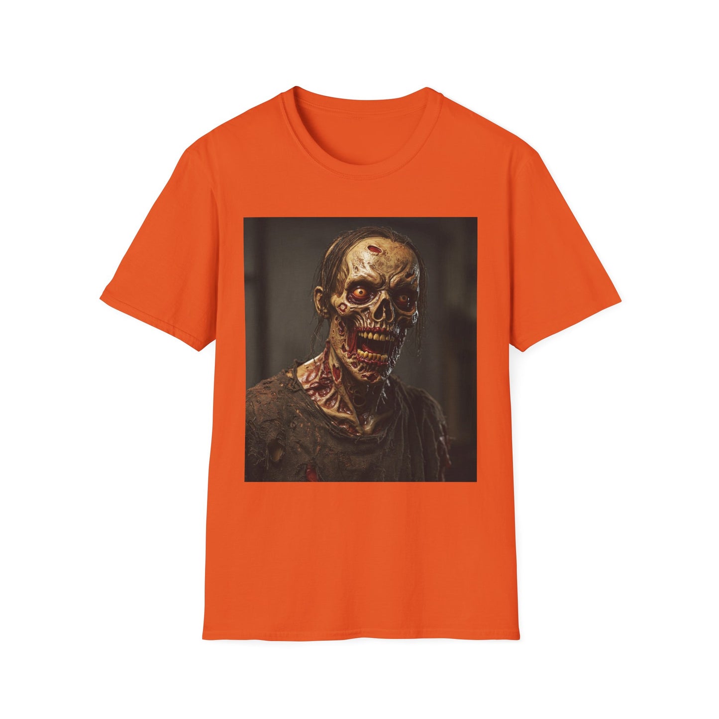 Apocalyptic Portrait Tee: A Vision of Decay Zombie Horror