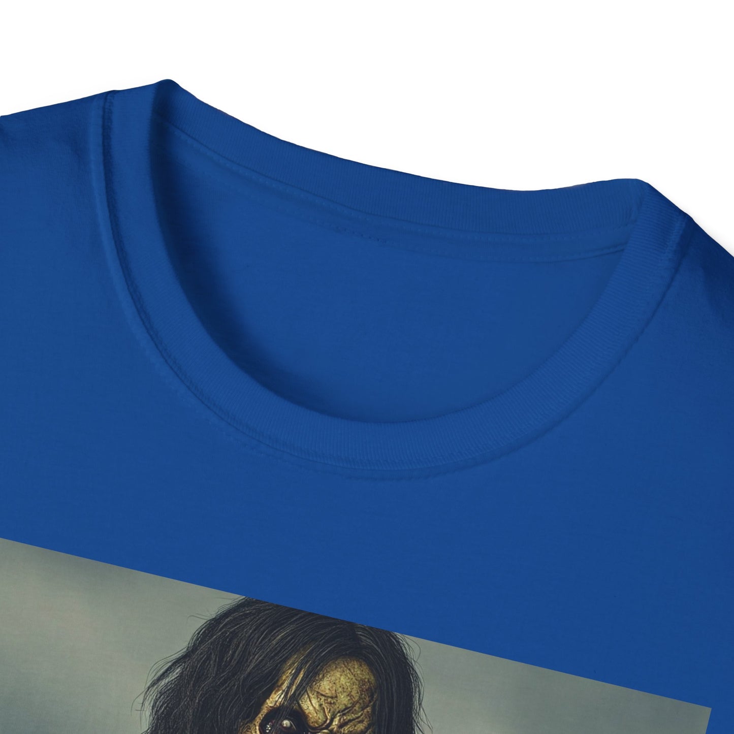 Zombie Apocalyptic Portrait Tee, bold, decaying zombie graphic