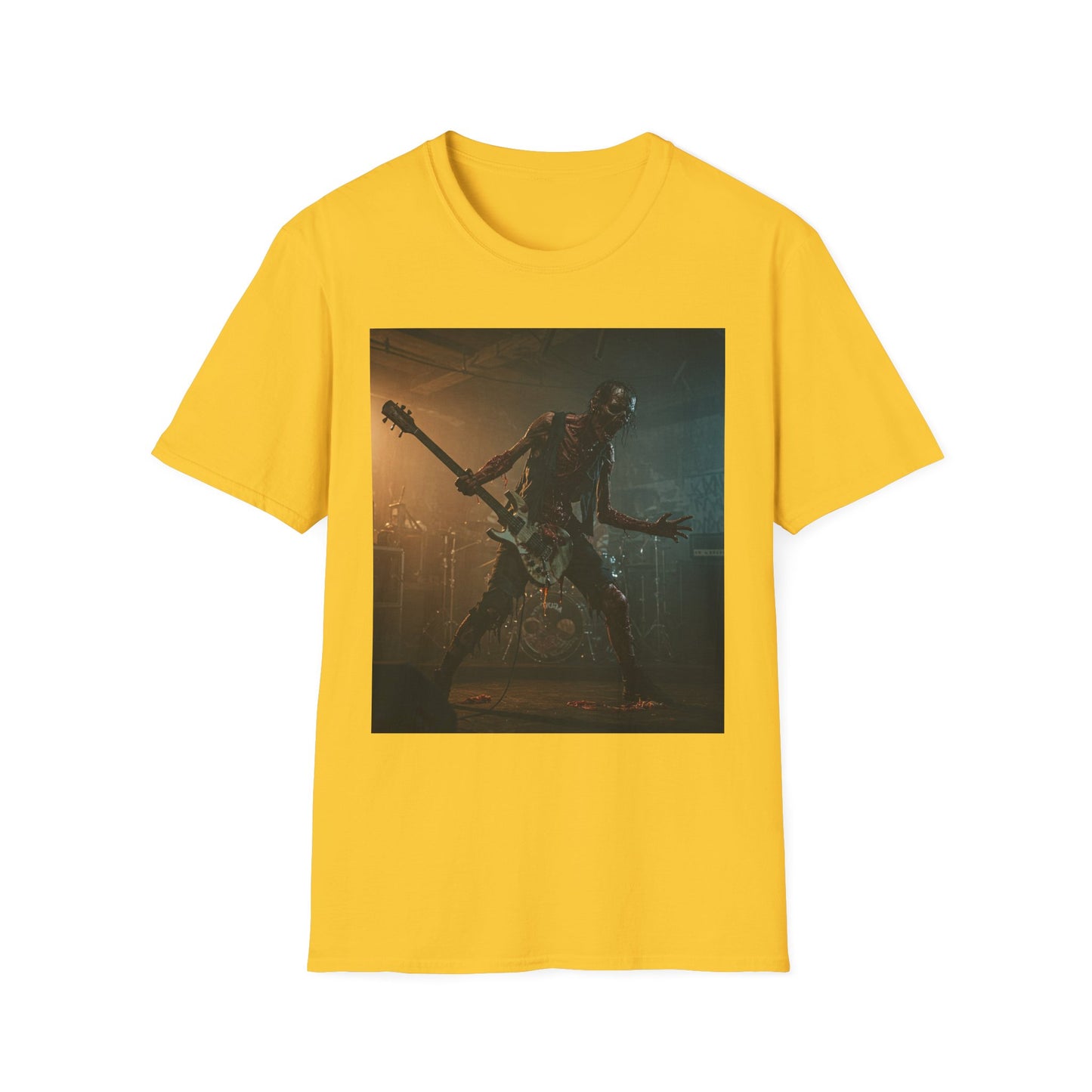 Rock Legends Apocalyptic Portrait Tee, bold, decaying zombie graphic