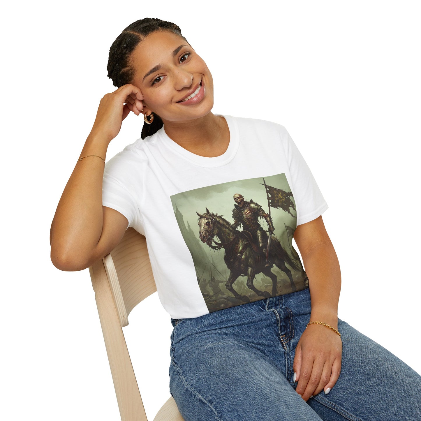 Epic Knight Riding T-Shirt - Unisex Fantasy Graphic Tee