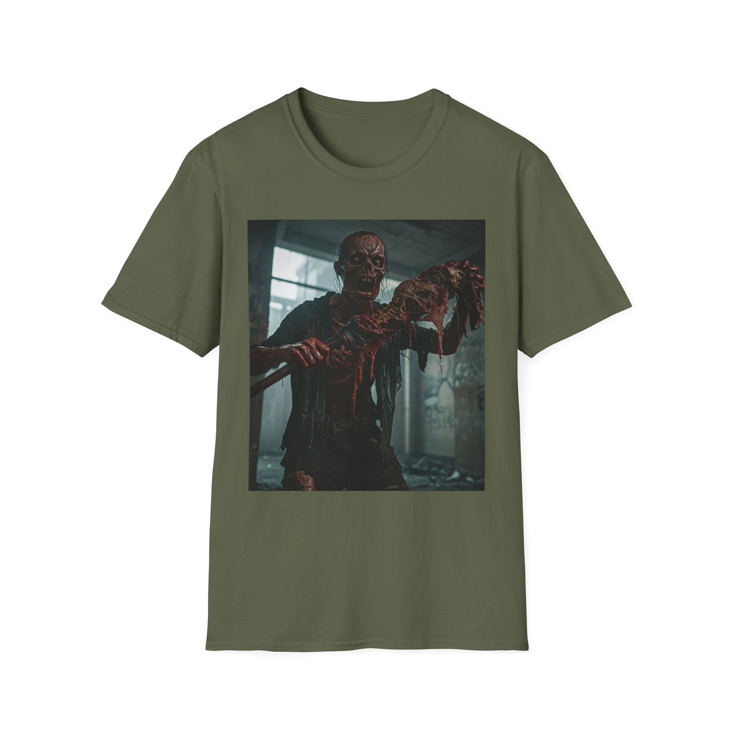 Creepy Zombie Graphic Unisex T-Shirt - Perfect for Halloween & Horror Fans