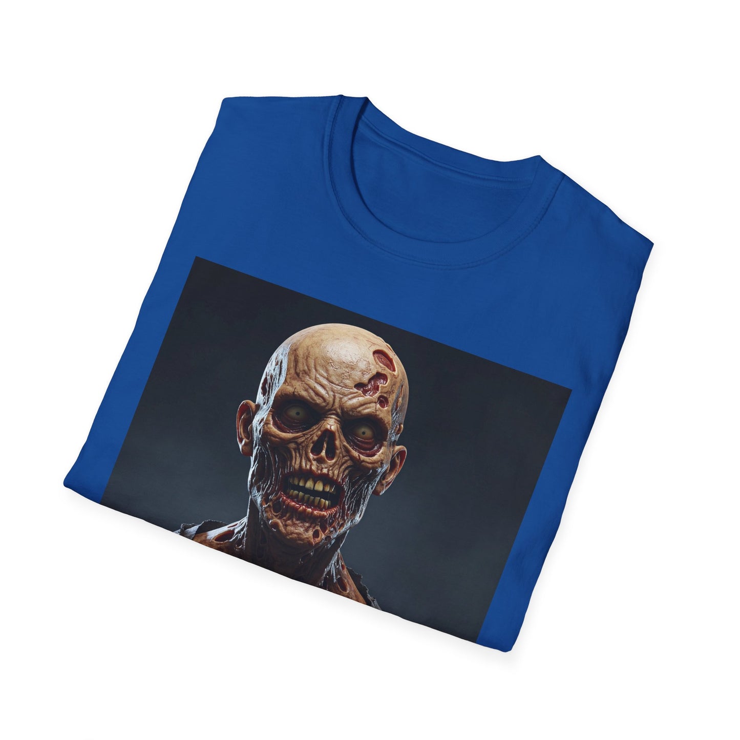 Apocalyptic Portrait Tee, bold, decaying zombie graphic