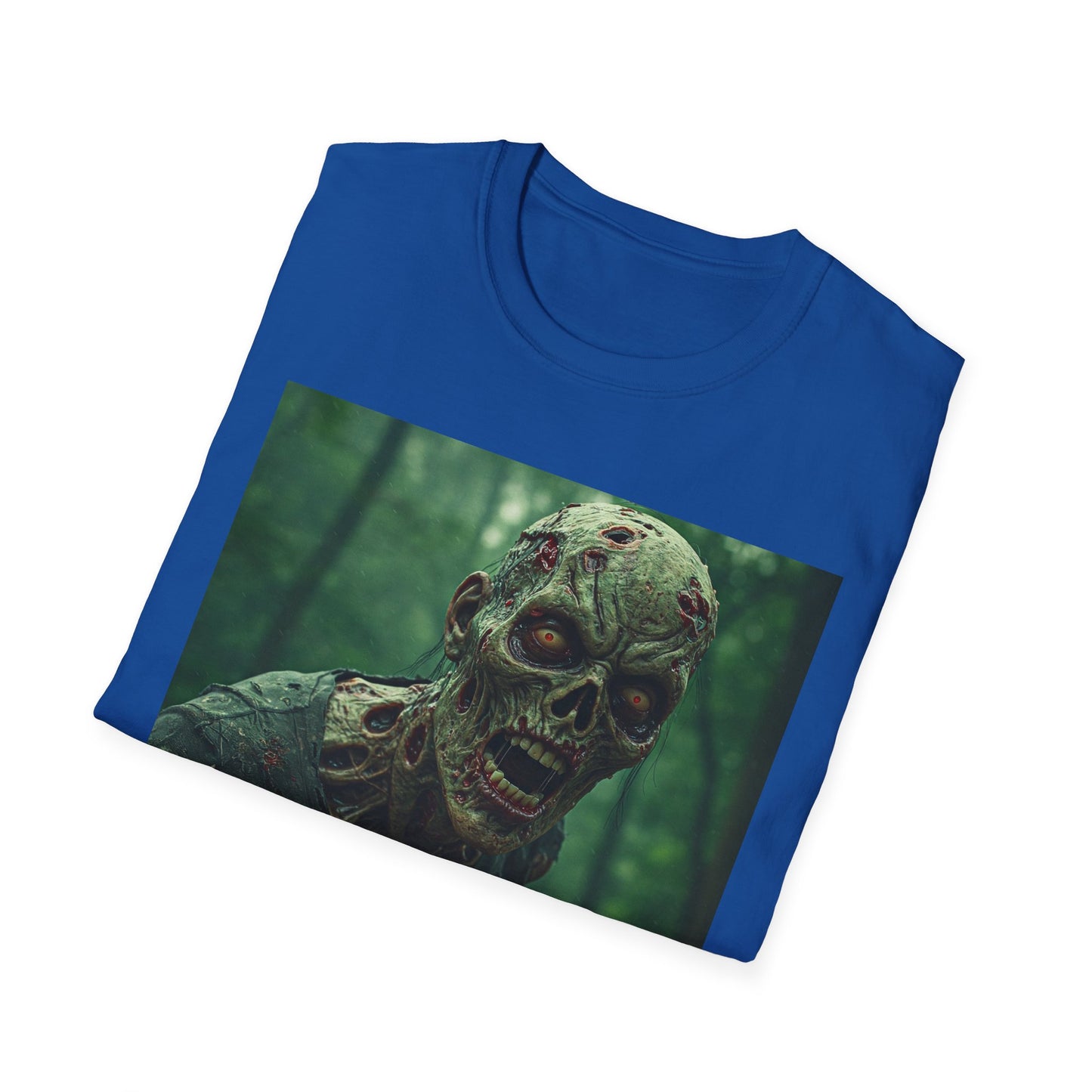 Apocalyptic Portrait Tee, bold, decaying zombie graphic