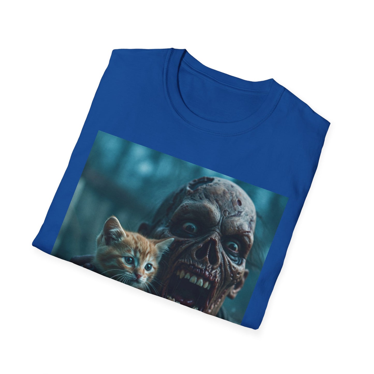 Apocalyptic Portrait Tee, bold, decaying zombie graphic