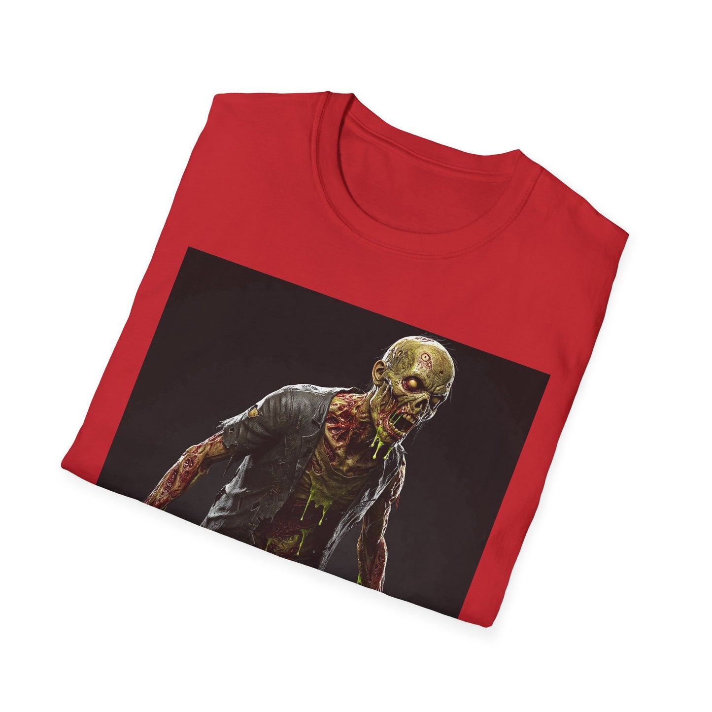 Zombie Graphic Unisex Softstyle T-Shirt | Perfect for Halloween and Horror Fans