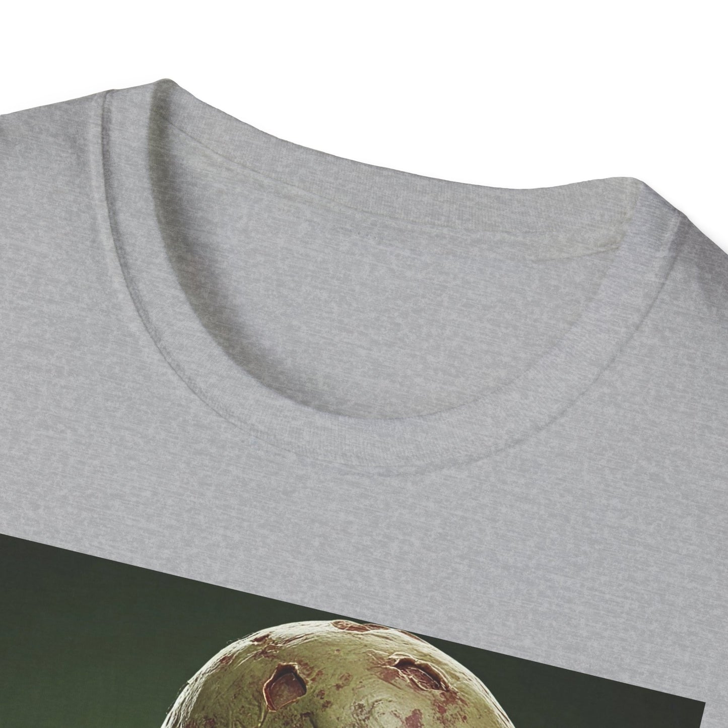 Zombie Graphic Unisex Softstyle T-Shirt - Perfect for Halloween and Horror Fans