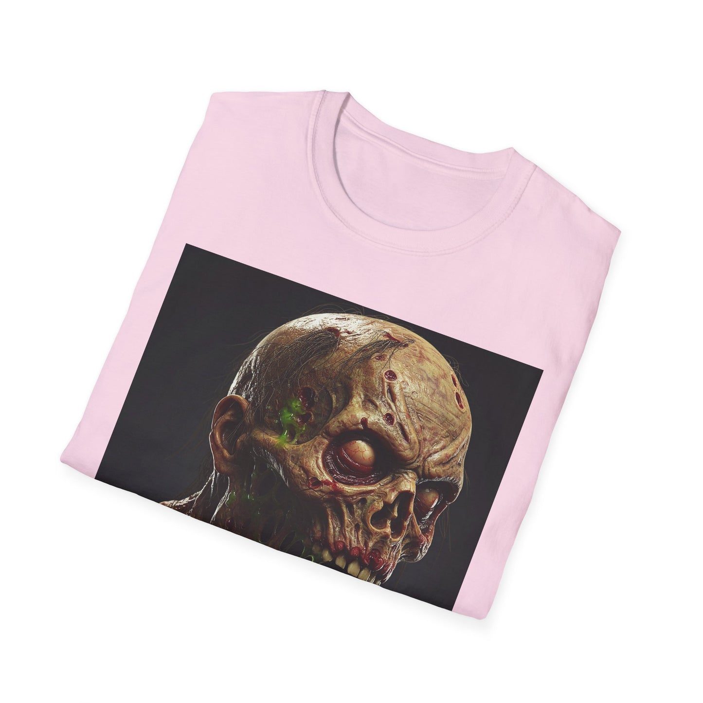 Creepy Skeleton Graphic T-Shirt - Unisex Softstyle Horror Tee