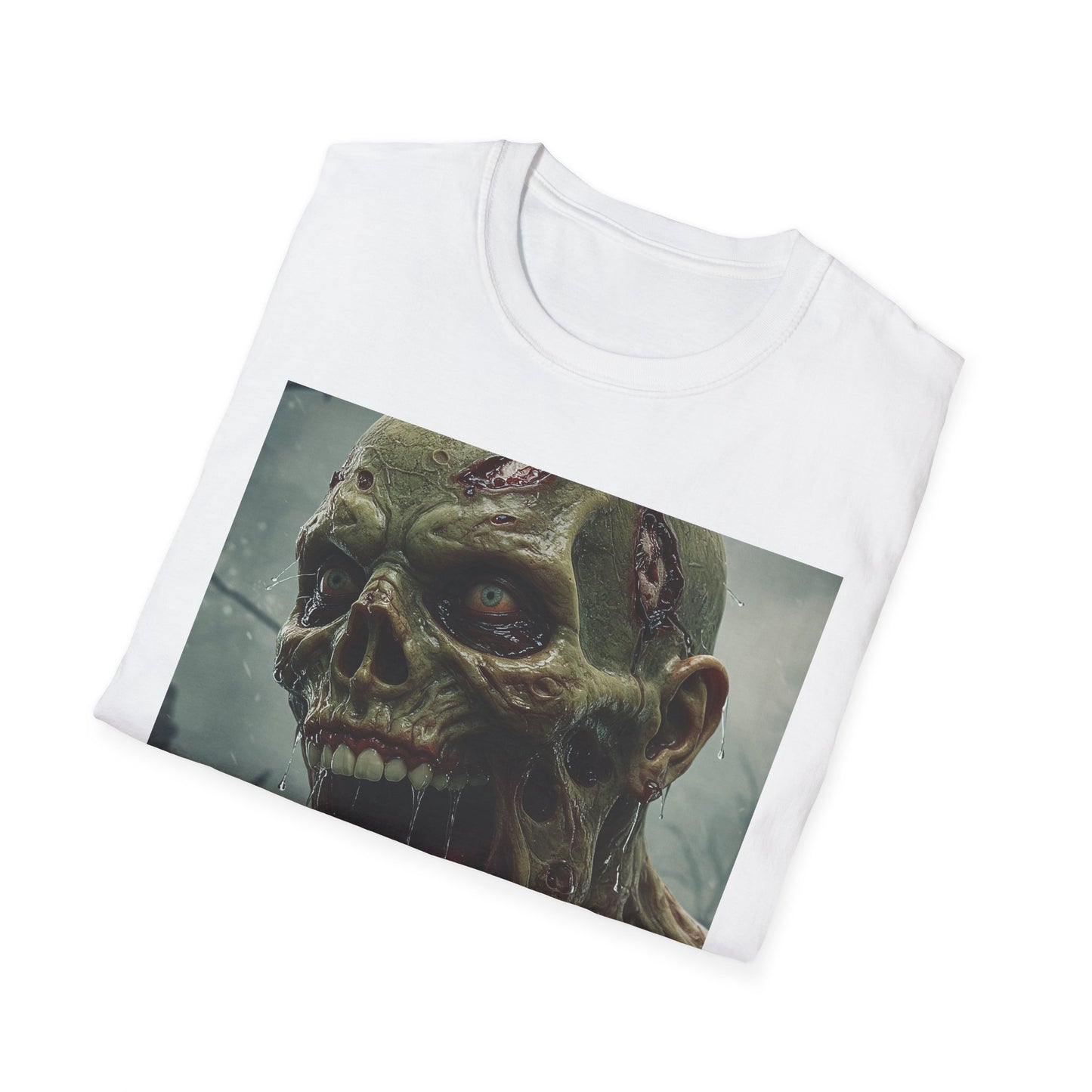 Apocalyptic Portrait Tee: A Vision of Decay