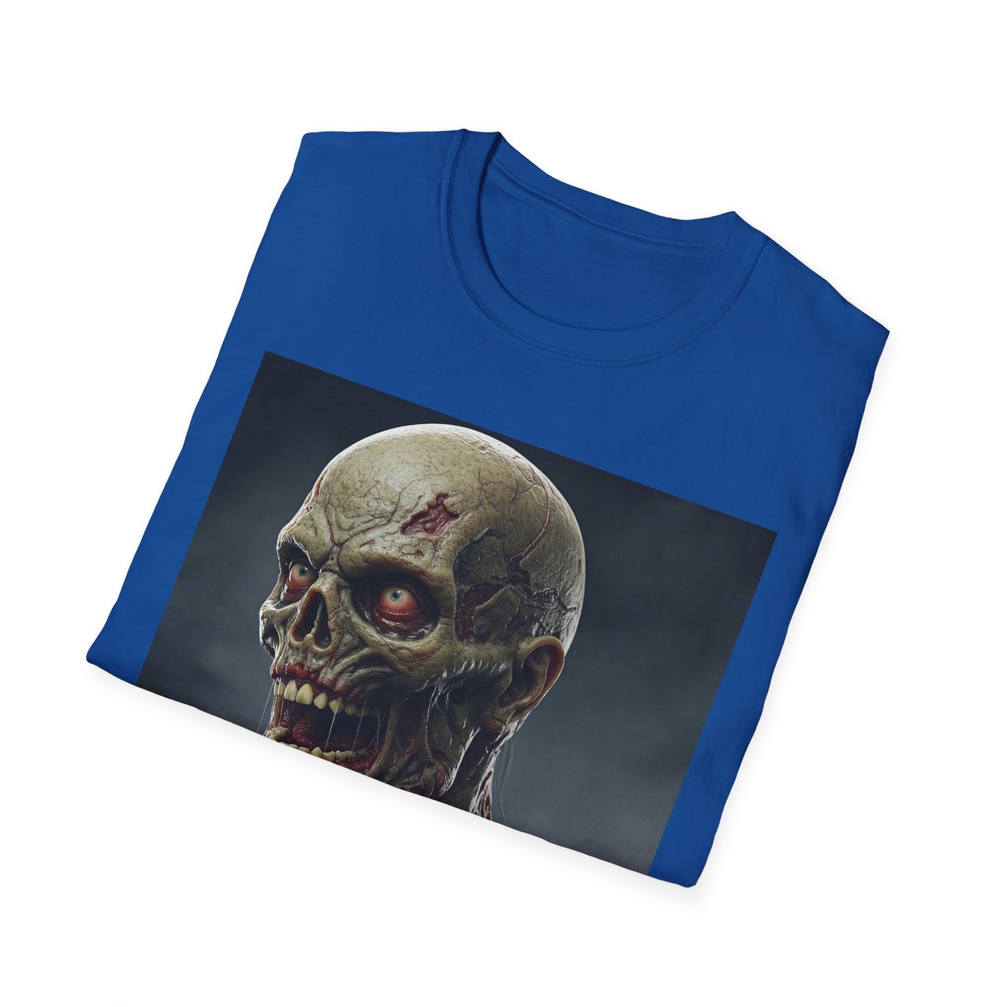 Apocalyptic Portrait Tee, bold, decaying zombie graphic