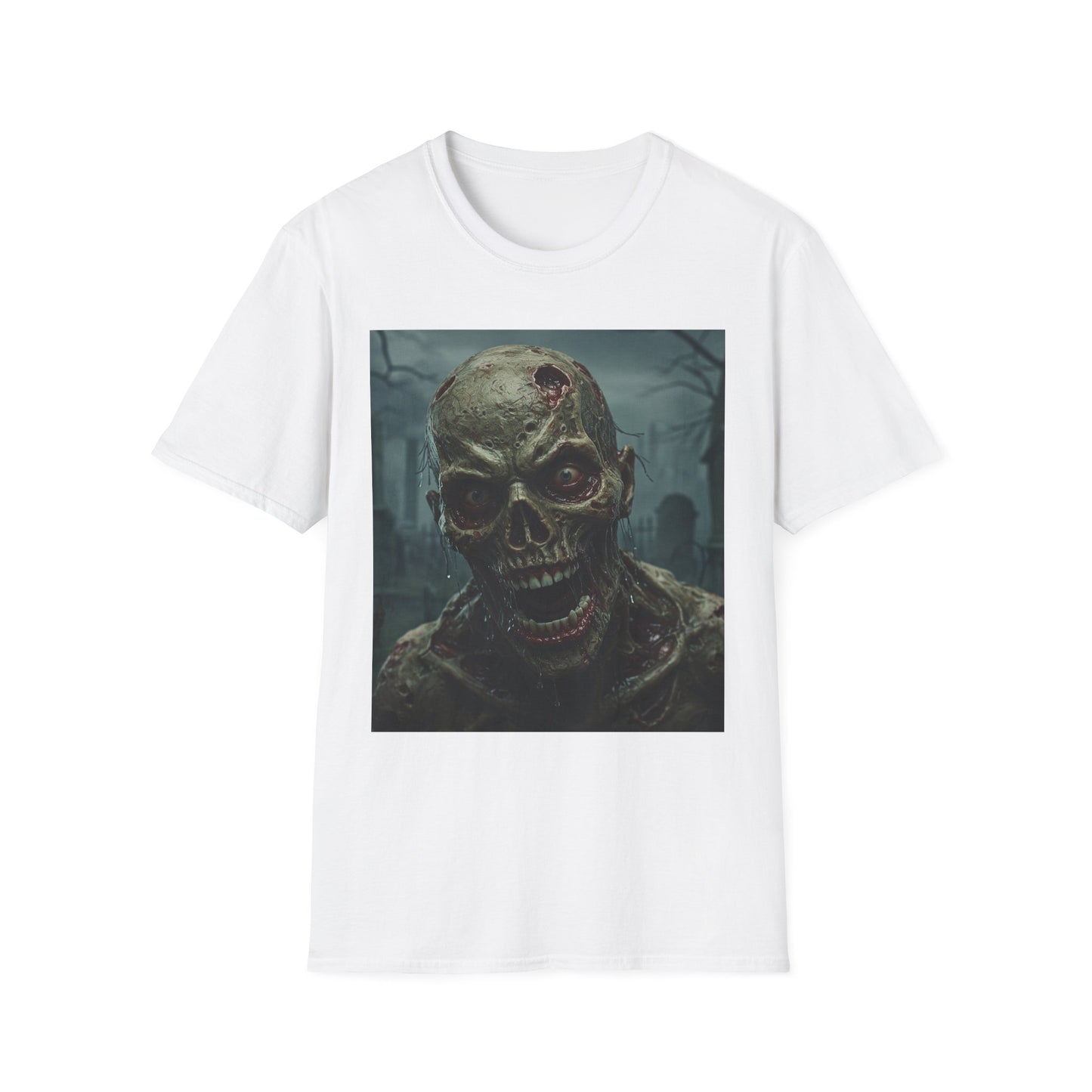 Apocalyptic Portrait Tee: A Vision of Decay