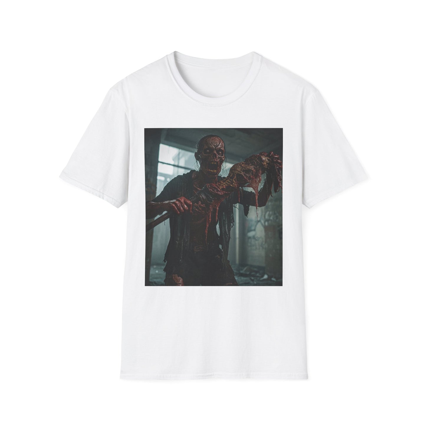 Creepy Zombie Graphic Unisex T-Shirt - Perfect for Halloween & Horror Fans