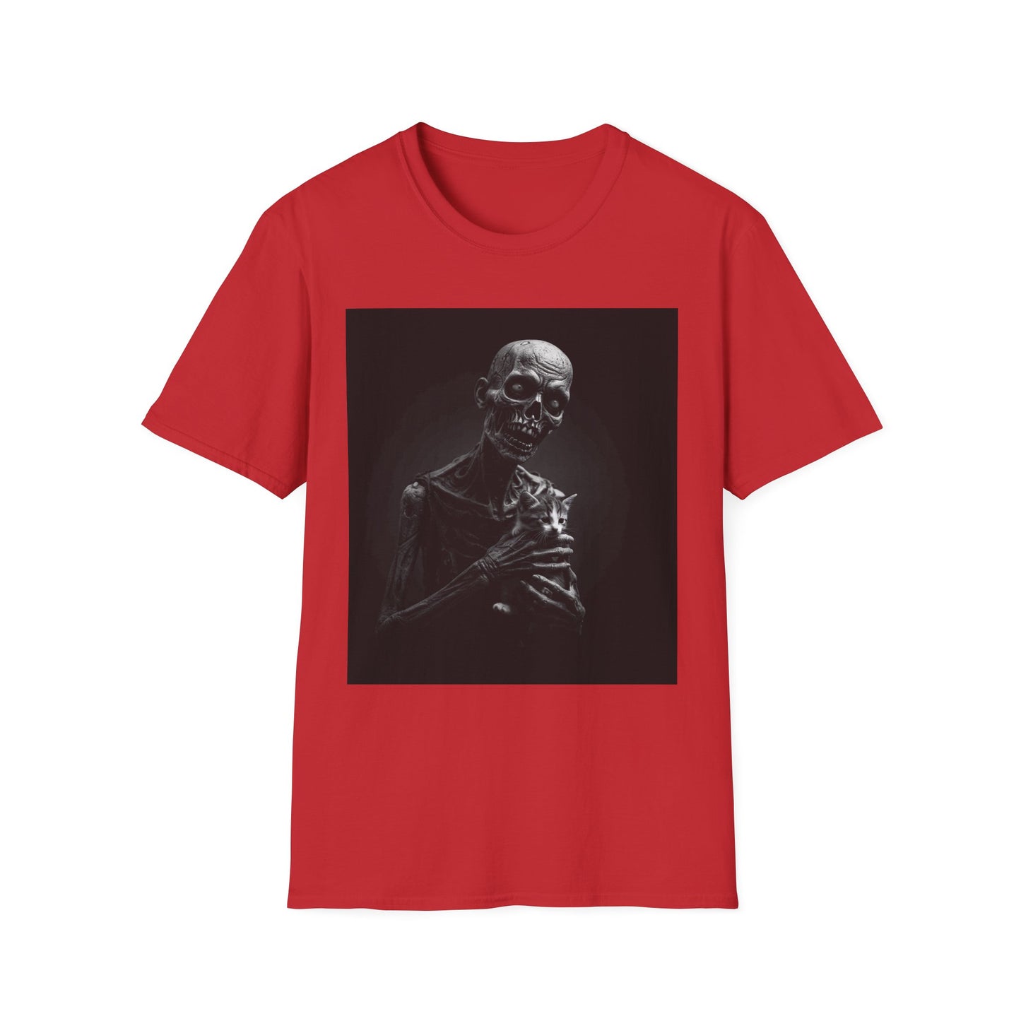 Apocalyptic Portrait Tee, bold, decaying zombie graphic