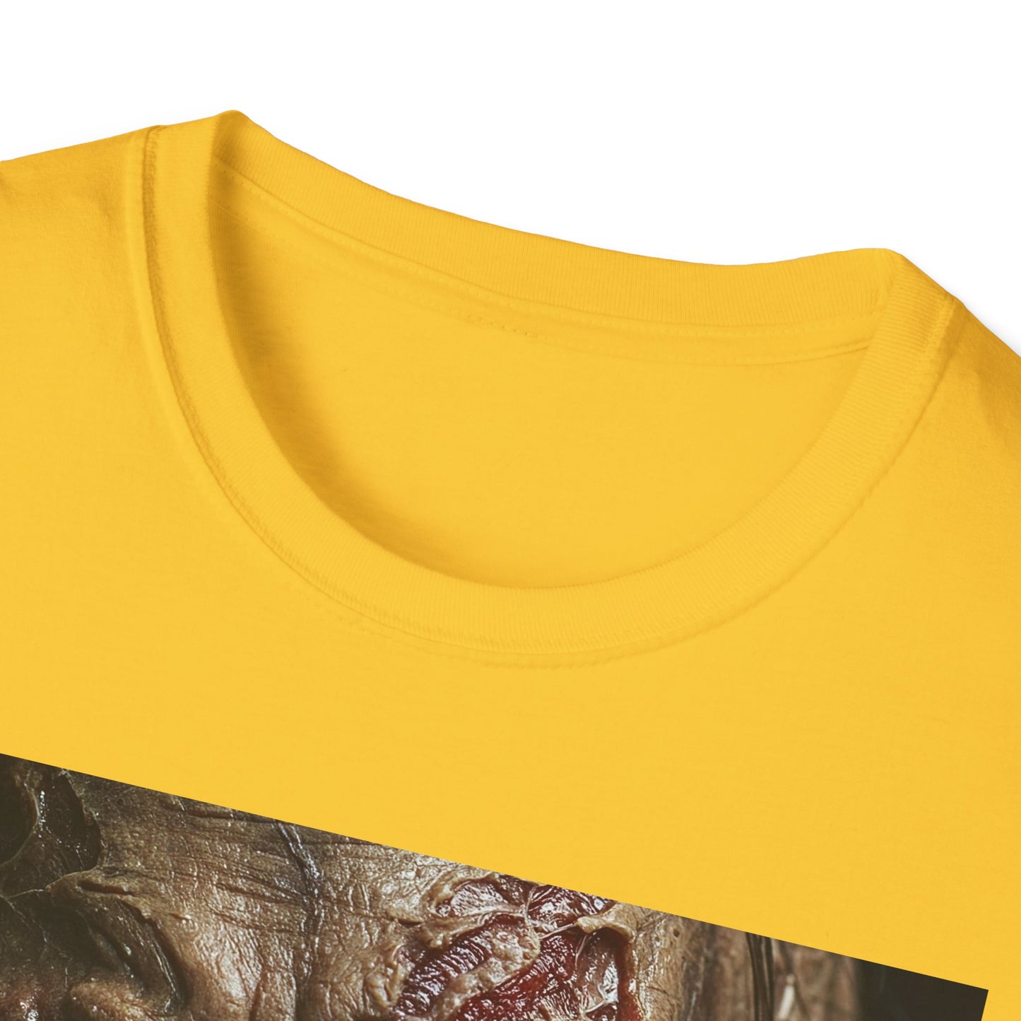 Apocalyptic Portrait Tee, bold, decaying zombie graphic