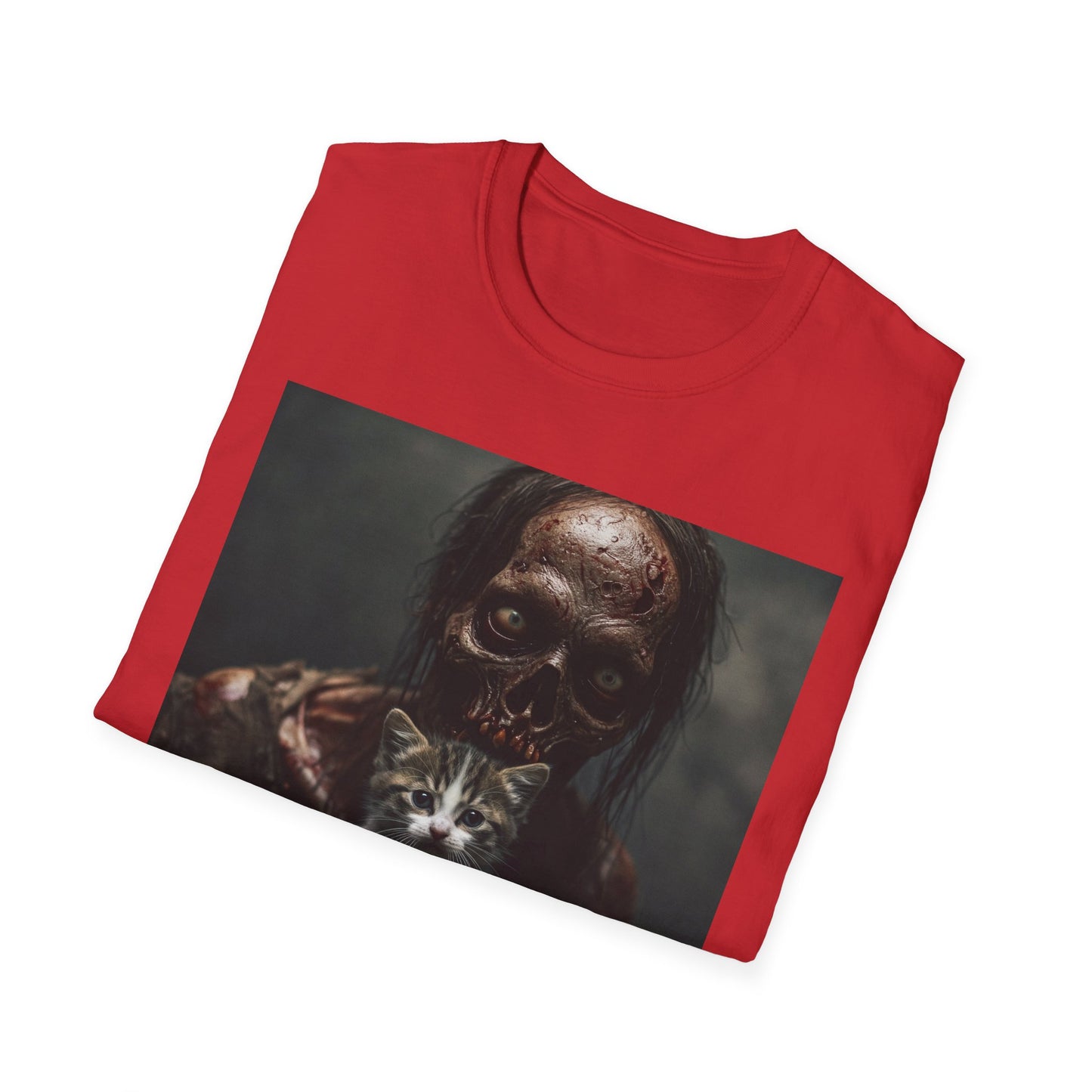 Apocalyptic Portrait Tee, bold, decaying zombie graphic