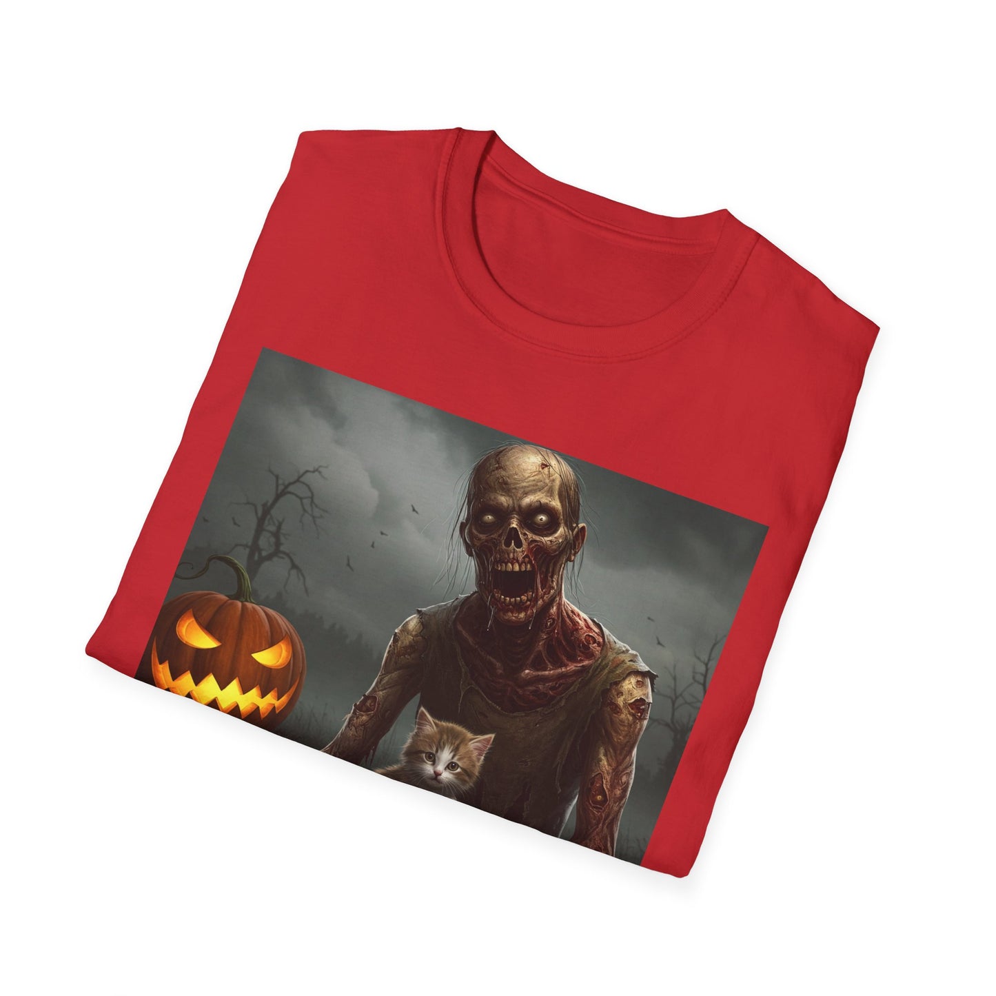 Apocalyptic Portrait Tee, bold, decaying zombie graphic