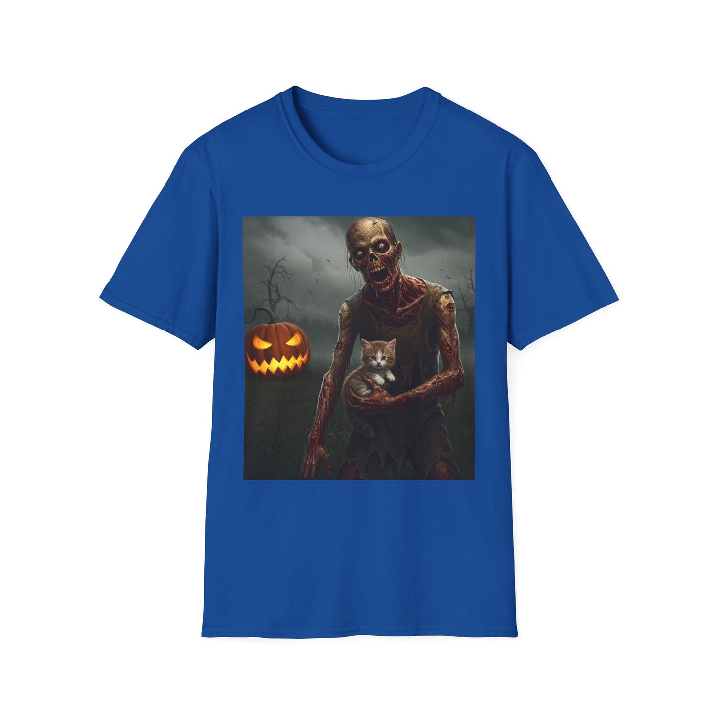 Apocalyptic Portrait Tee, bold, decaying zombie graphic