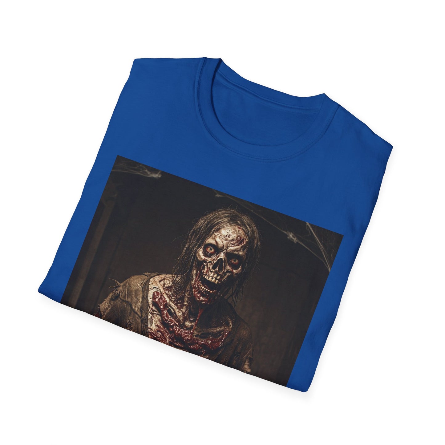 Apocalyptic Portrait Tee, bold, decaying zombie graphic