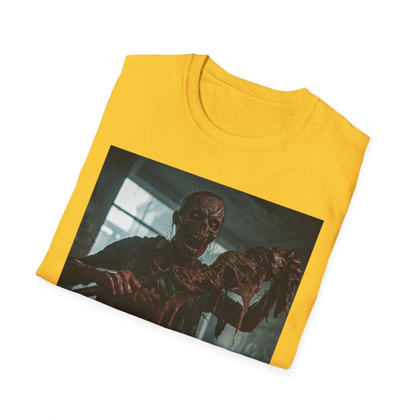 Creepy Zombie Graphic Unisex T-Shirt - Perfect for Halloween & Horror Fans