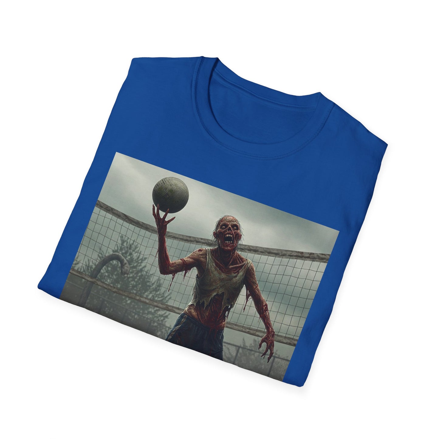 Zombie Basketball Unisex Softstyle T-Shirt | Horror Graphic Tee