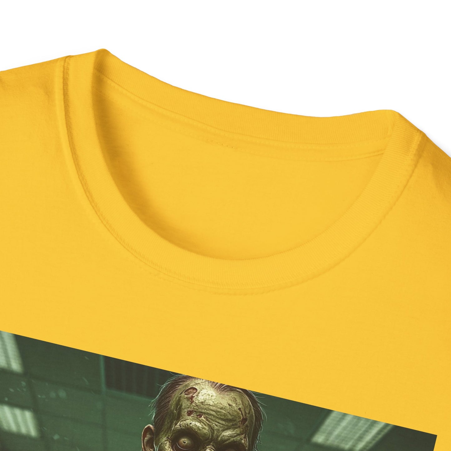 Zombie Office Horror Unisex Softstyle T-Shirt