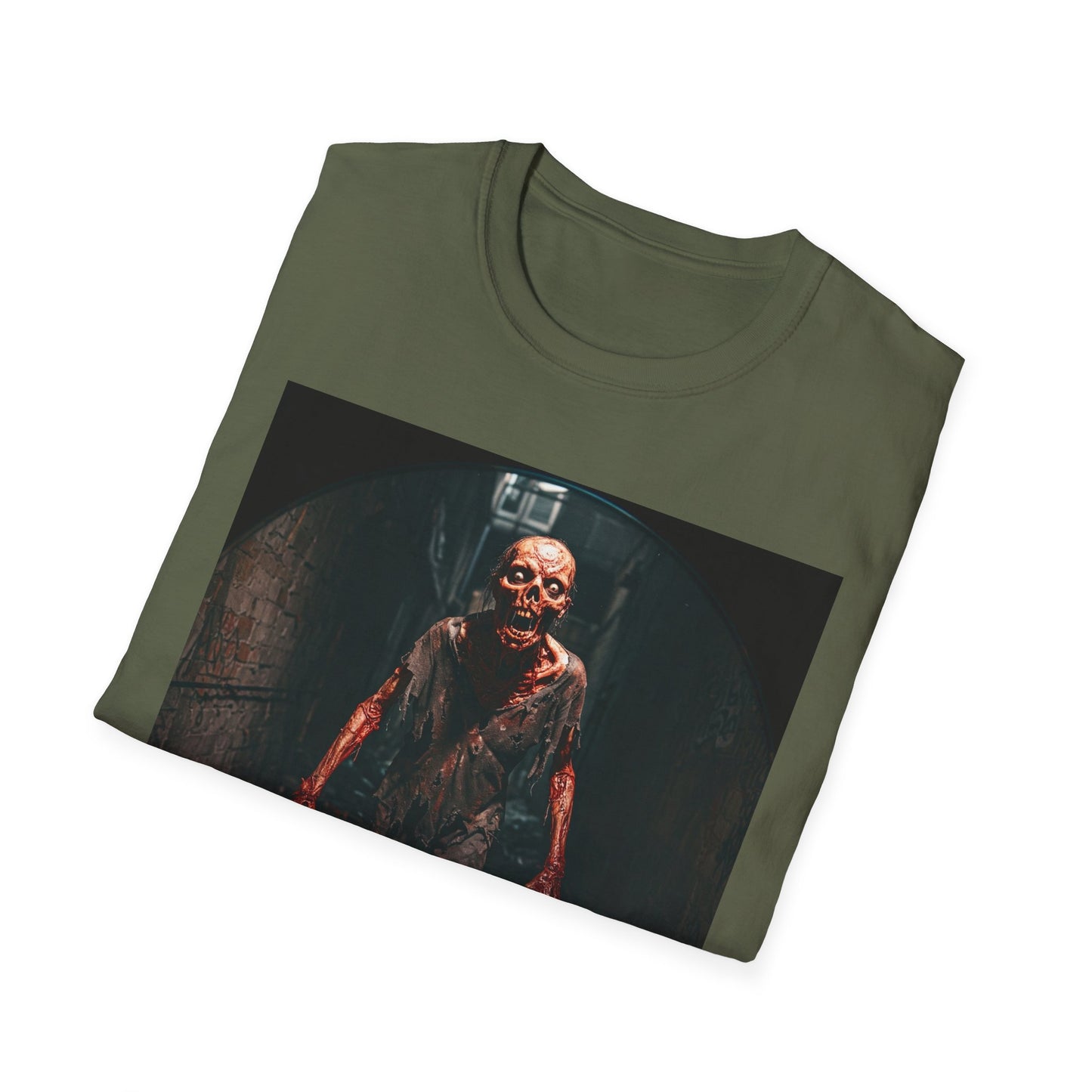 Apocalyptic Portrait Tee: A Vision of Decay