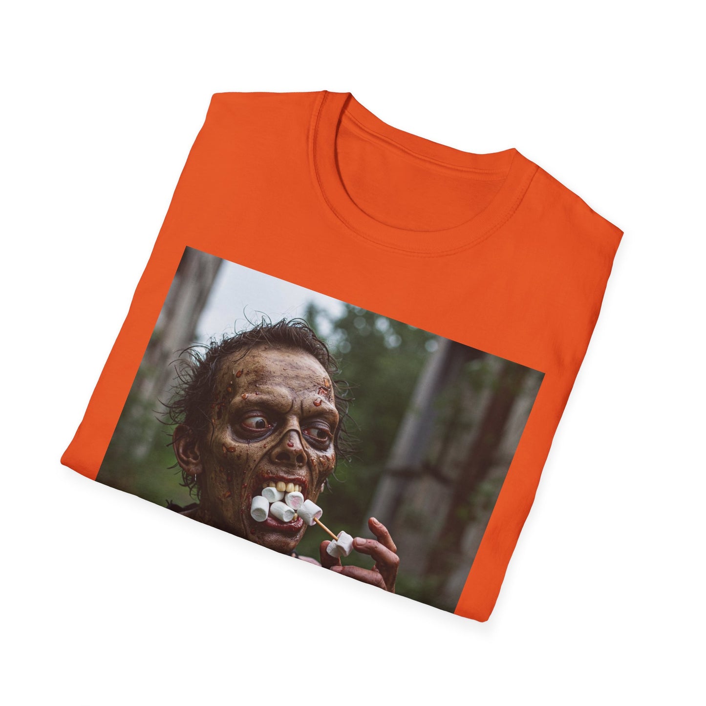 Apocalyptic Portrait Tee, bold, decaying zombie graphic