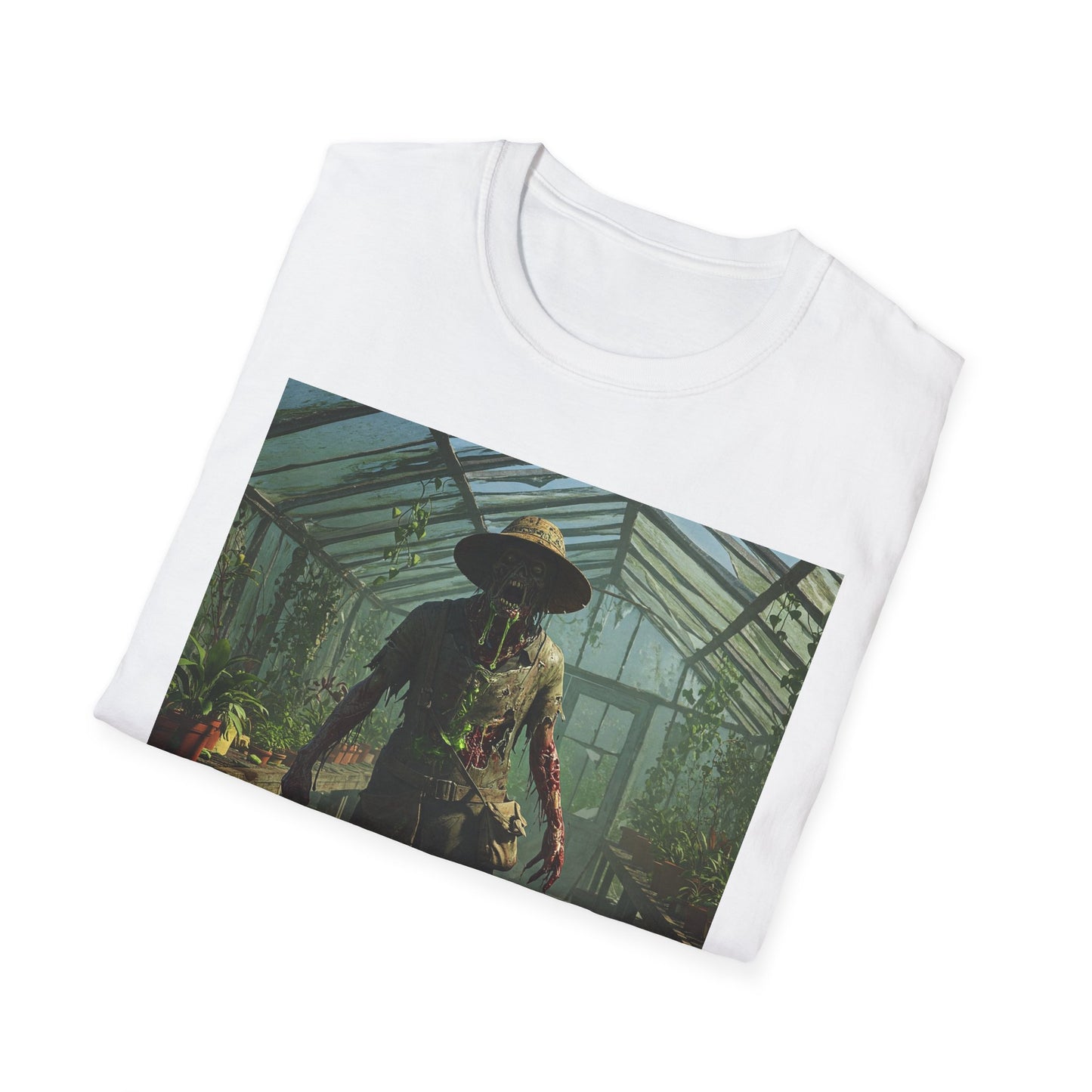 Unisex Softstyle T-Shirt - Gothic Scarecrow Graphic Tee