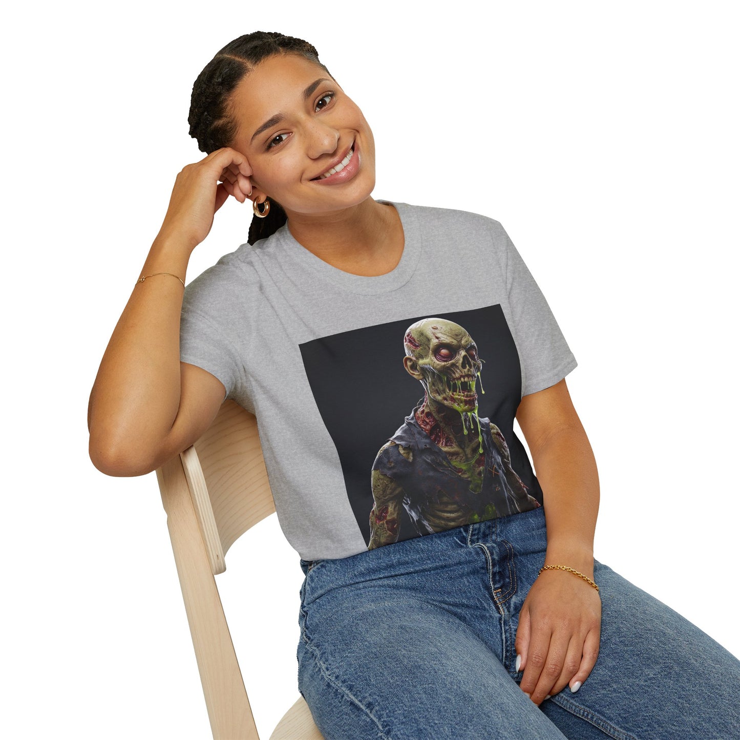 Zombie Apocalypse Unisex Softstyle T-Shirt - Perfect for Halloween and Horror Fans