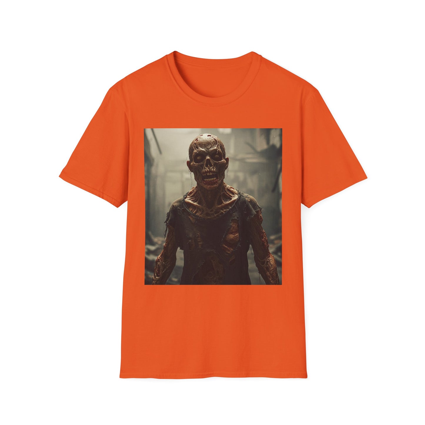 Apocalyptic Portrait Tee: A Vision of Decay