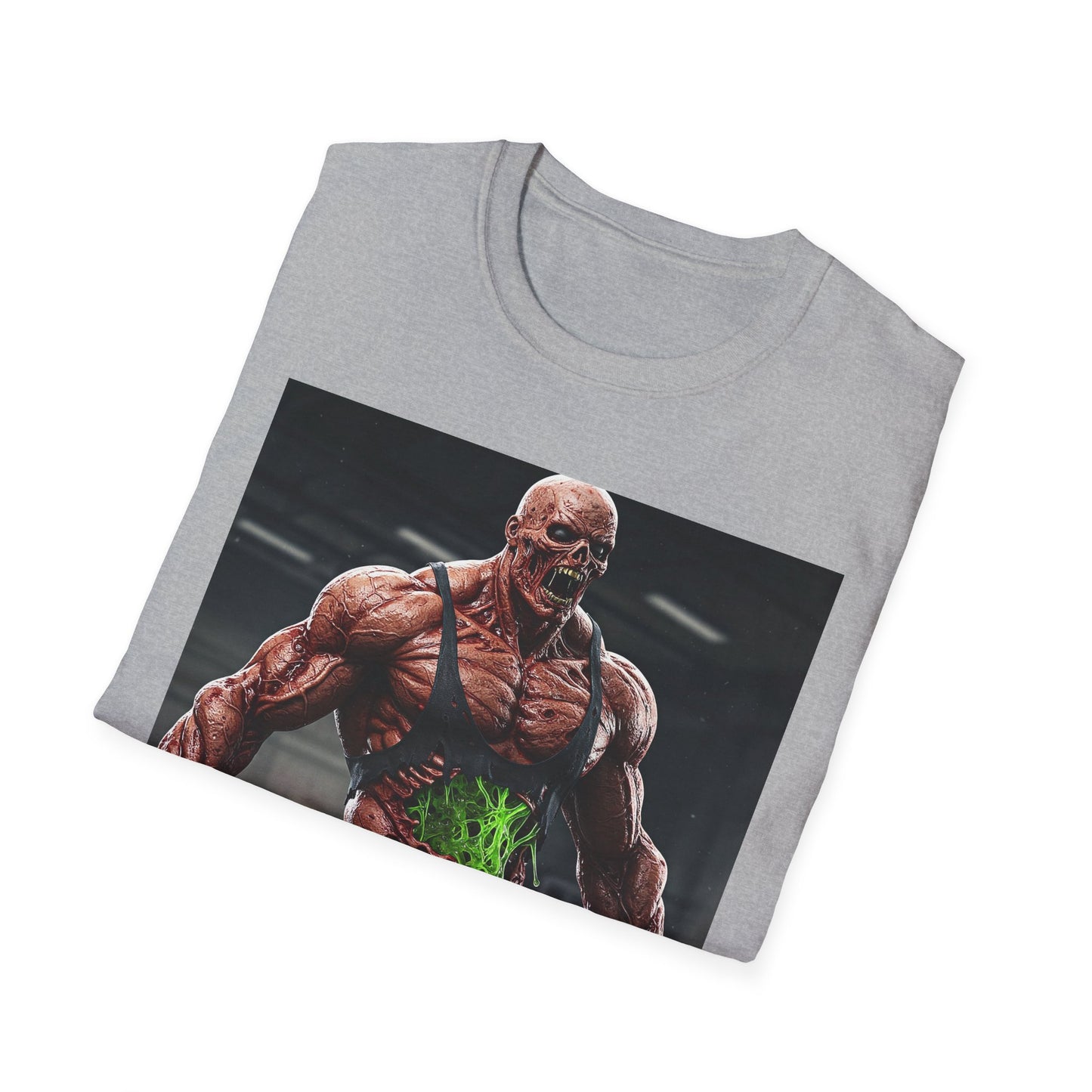 Muscle Graphic Unisex Softstyle T-Shirt - Ideal for Gym Lovers