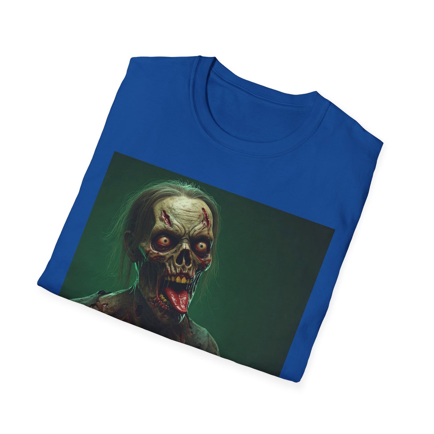 Apocalyptic Portrait Tee, bold, decaying zombie graphic