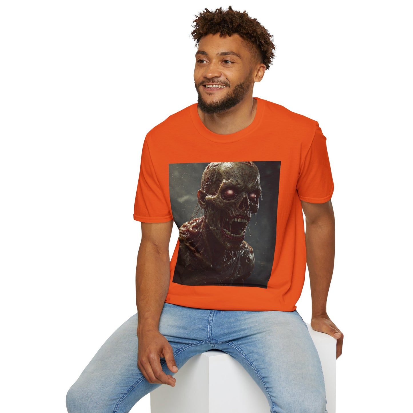 Zombie Graphic Unisex T-Shirt - Perfect for Halloween and Horror Fans